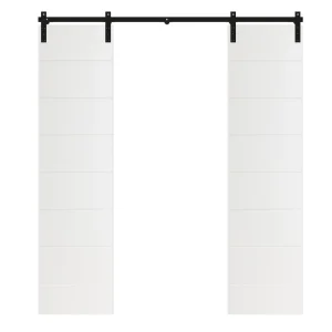 8 Horizontal double Sliding barn door
