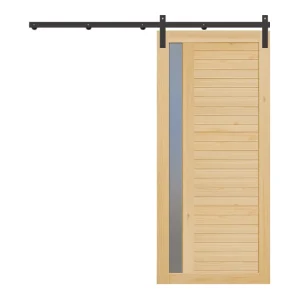 Horizontal Glass Barn Door
