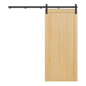 Vertical Pine Sliding Barn Door