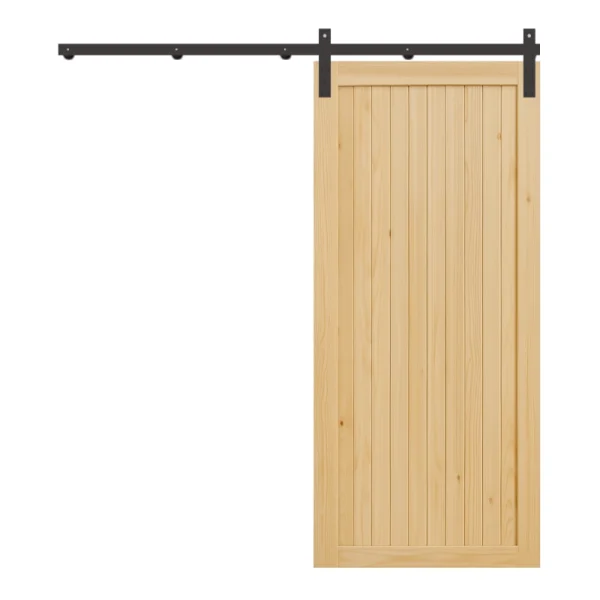 Vertical Pine Sliding Barn Door