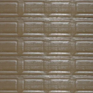 Aluzinc Single Bronze Garage door Combo