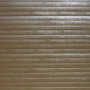 Bronze Slat Garage Door