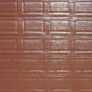 Brown Garage Door Aluzinc Garage Door Single Garage Door Combo Sectional Garage Door with Motor Automated Garage Door South Africa Garage Door with Battery Backup Magic Lift Garage Door Opener