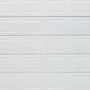White Garage Door alu
