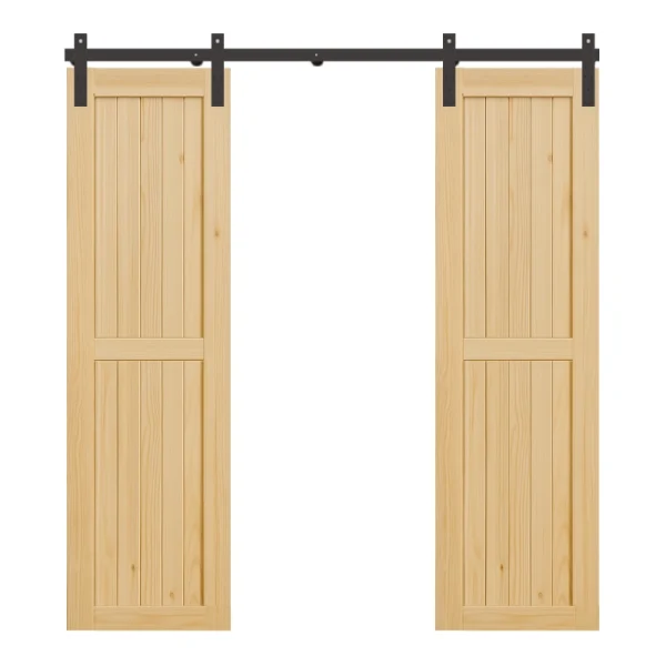 Double Nord Sliding Barn Door