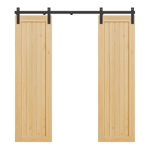 Double Vertical Sliding Barn Door